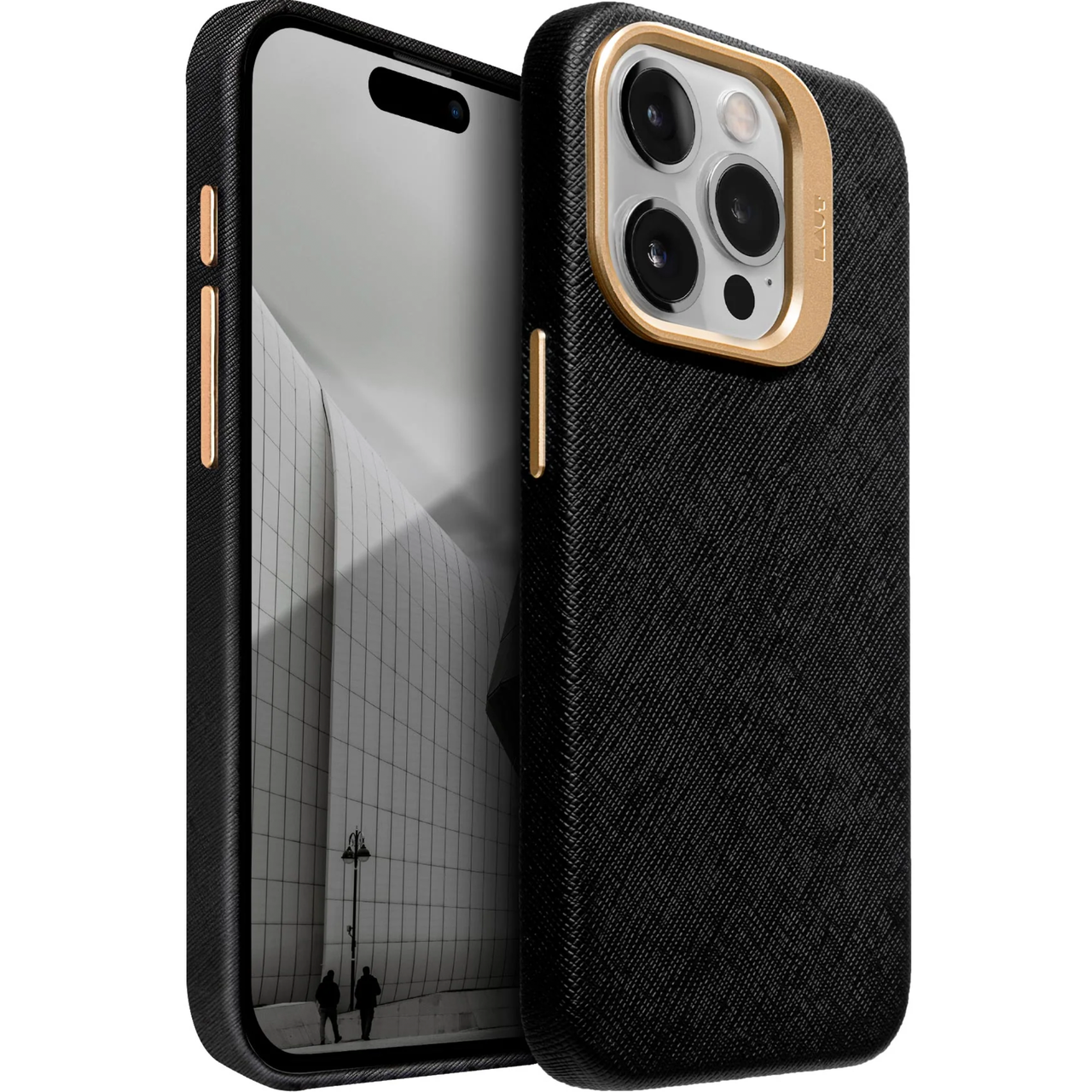 Чехол накладка Laut Prestige Case with MagSafe for iPhone 15 Pro, Black (L_IP23B_PR_BK) - фото 2