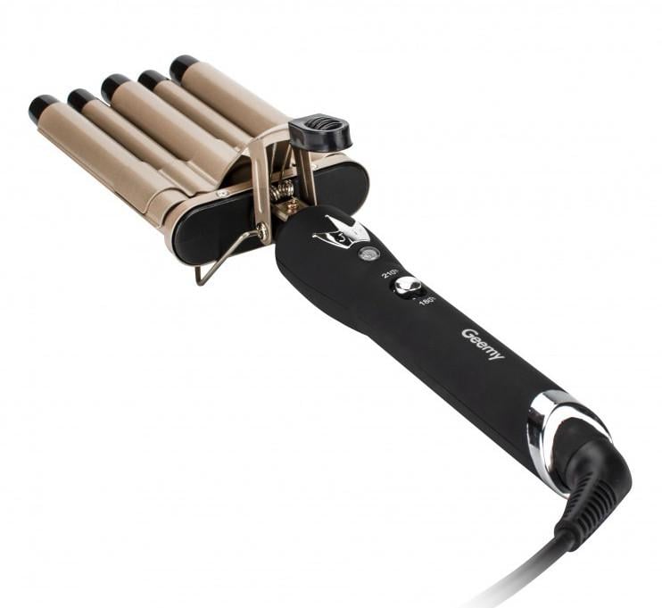 Плойка для волос Geemy GM-2933 с керамическим покрытием Black/Gold (3_01065)