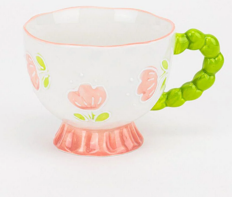 Чашка Modern Розовые тюльпаны 500 мл 2 комплекта