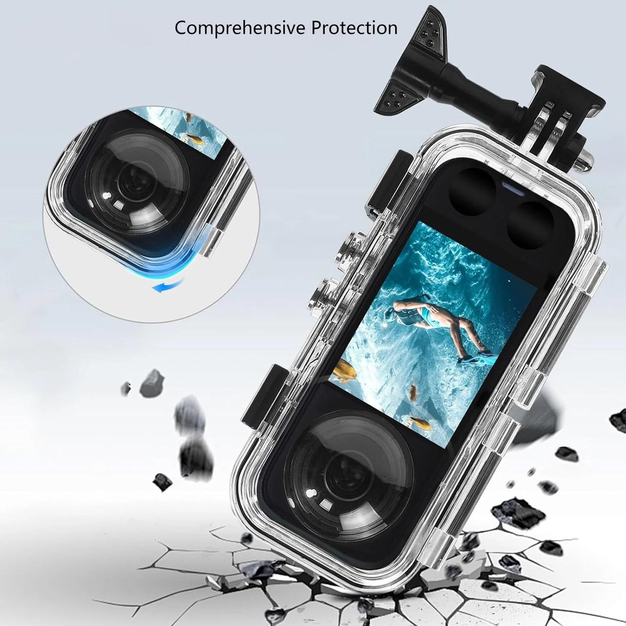 Аквабокс водонепроникний для екшн-камери Insta360 X3 до 40 м - фото 5 Аквабокс водонепроникний для екшн-камери Insta360 X3 до 40 м - фото 5