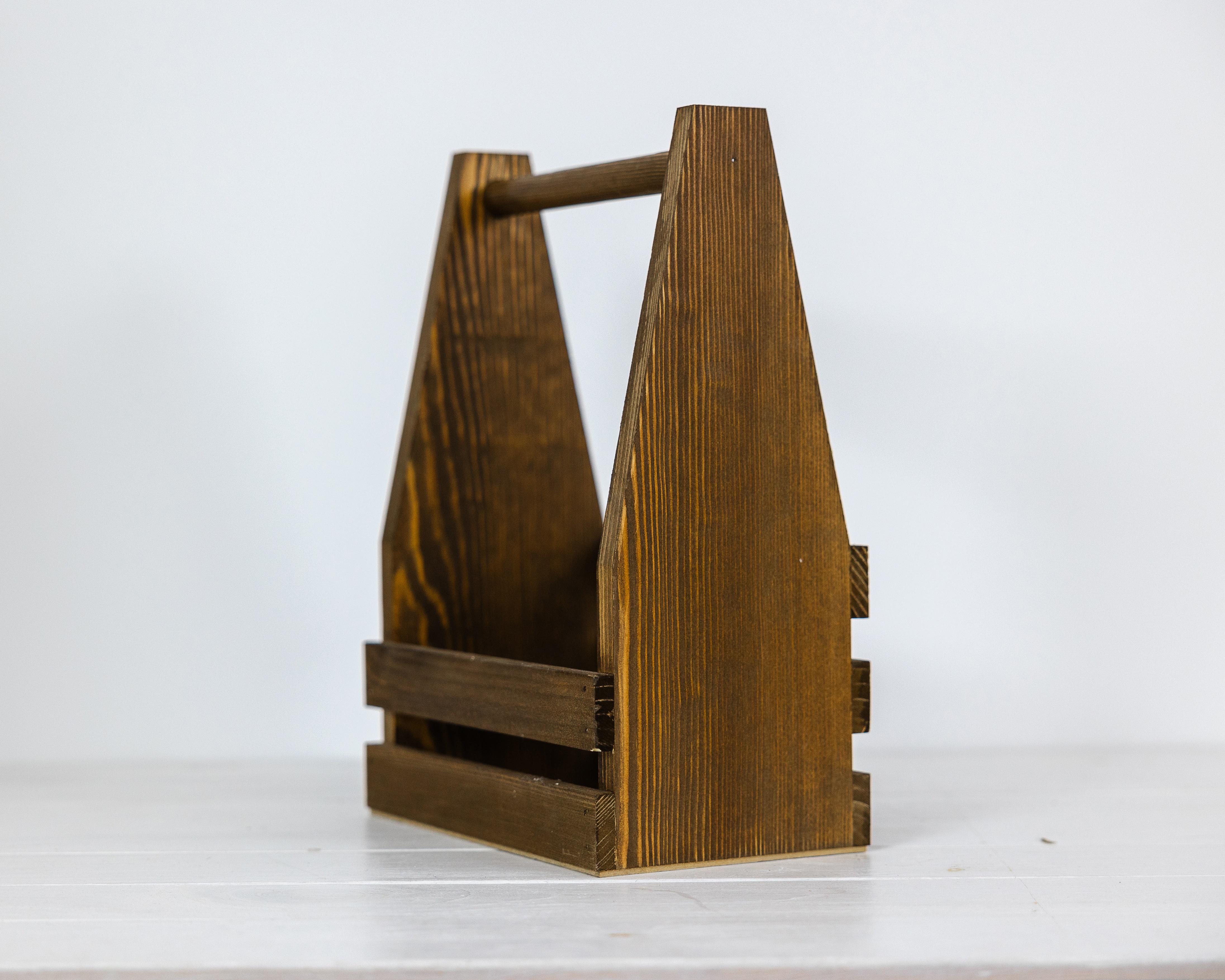 Ящик подарунковий дерев'яний Happy box Коричневий (0002134) - фото 4