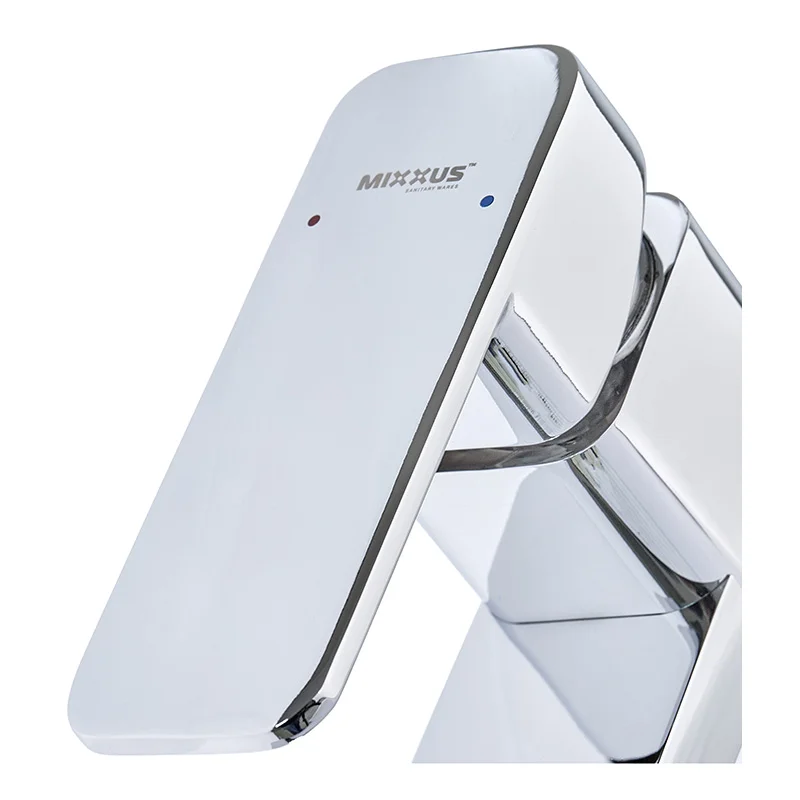 Змішувач для умивальника високий MIXXUS RELAX 001 Сталевий (MI6249)