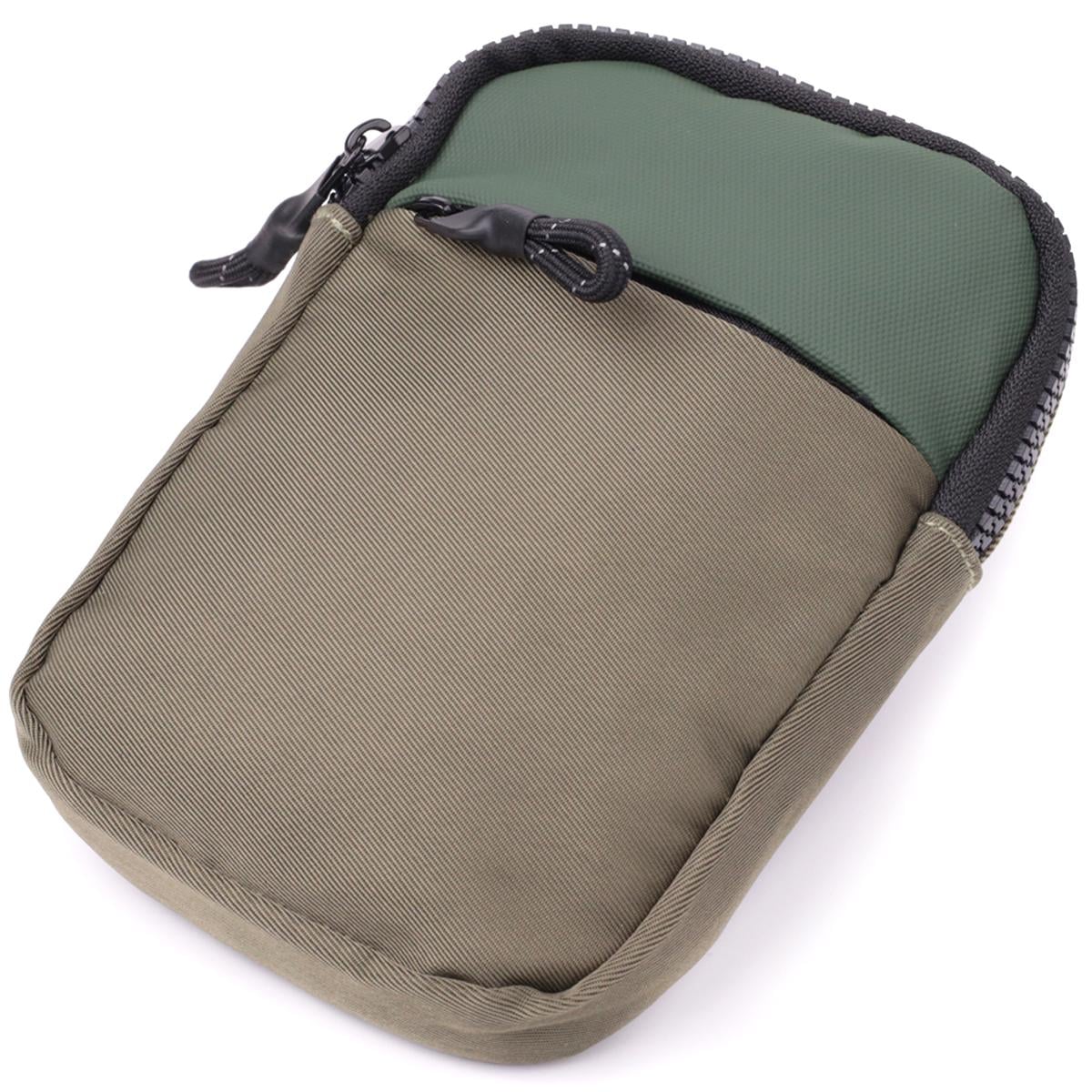 Слинг-сумка для путешествий Vintage Bag 22871 текстильная Зеленый (53718-29a1c)