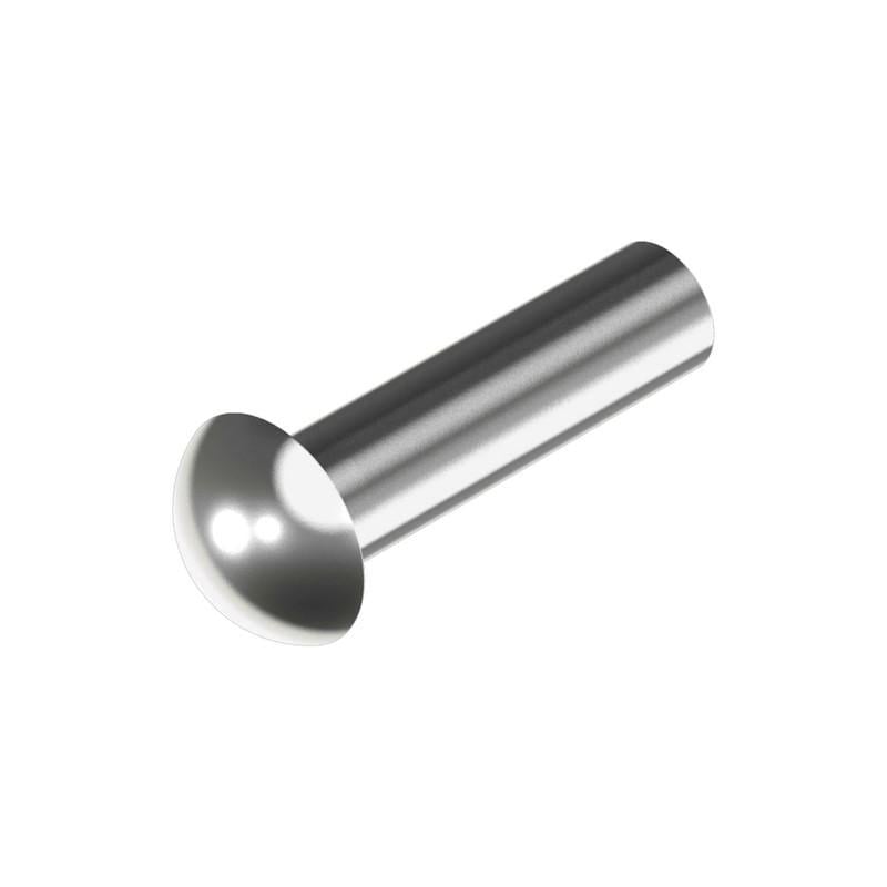 Заклепка Metalvis DIN660 6х16 нержавіюча сталь напівкругла головка 100 шт. (N5M70000N597601600)