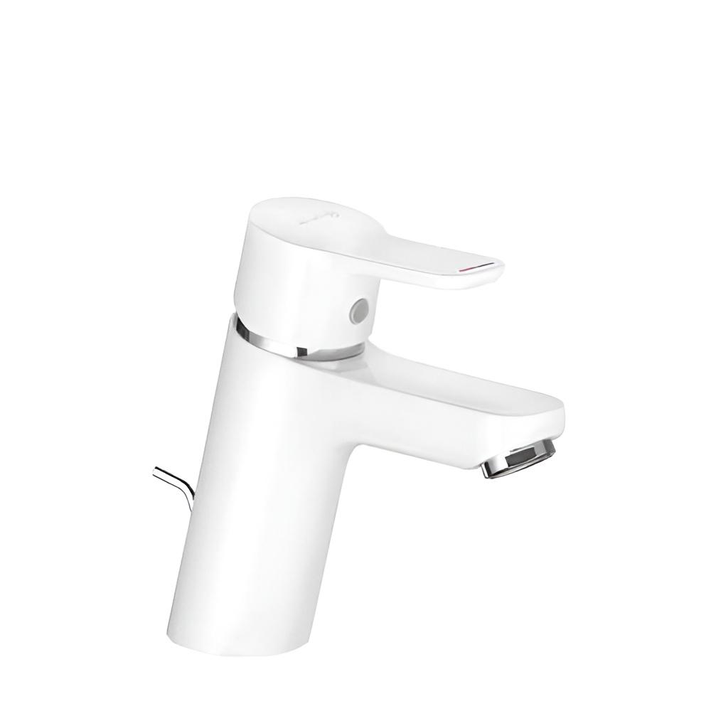 Смеситель для умывальника KLUDI PURE&EASY 70 DN 15 одноважельный Белый/Хром (GRM-33769-01)