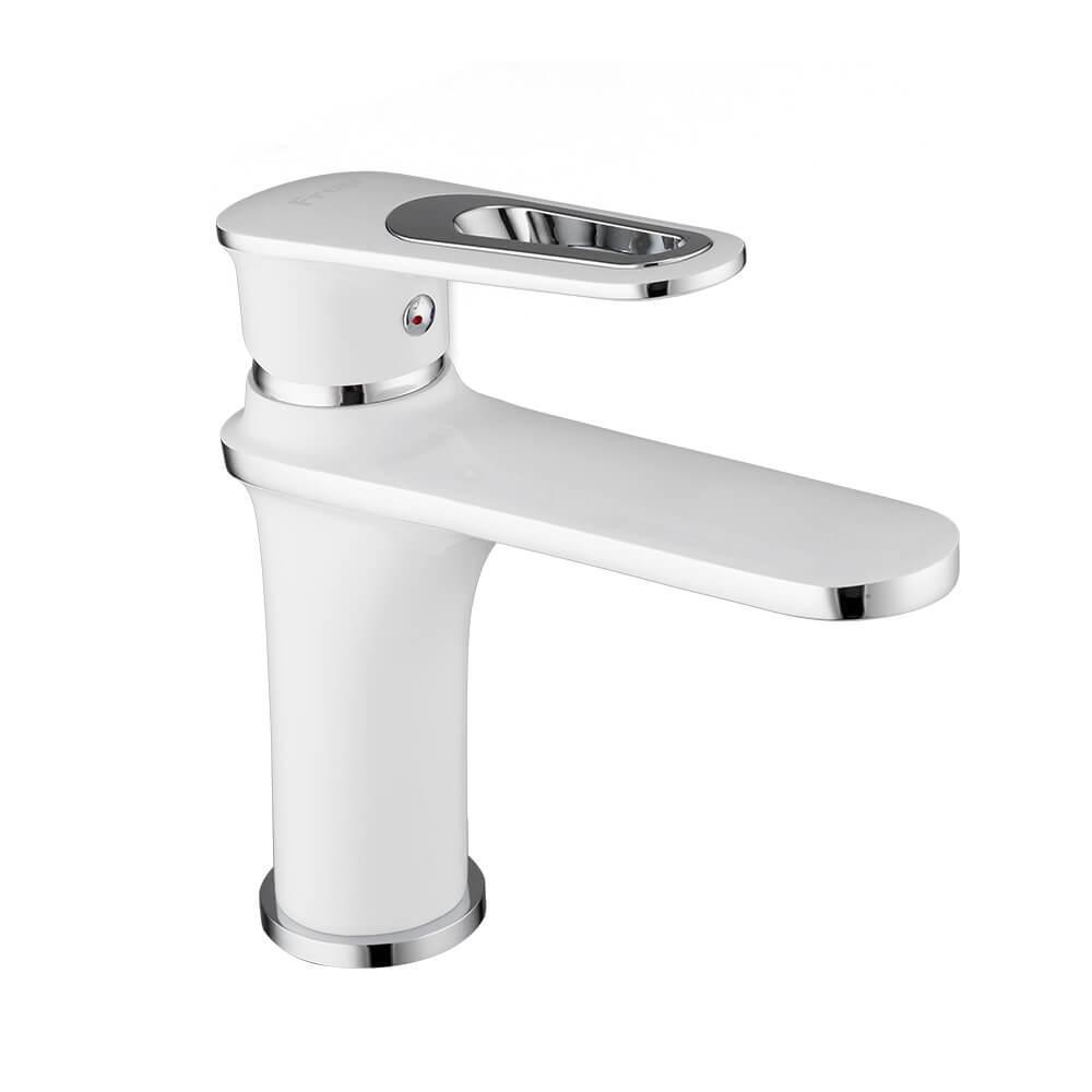 Смеситель для умывальника Frap F1049 Белый/Хром (SQ-1033668) Смеситель для умывальника Frap F1049 Белый/Хром (SQ-1033668)