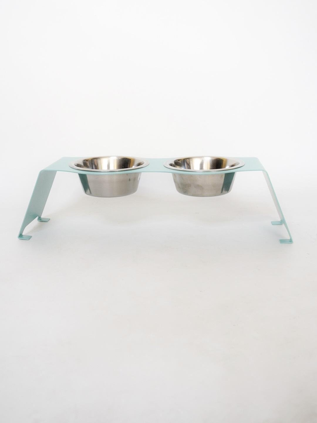 Кормушка My friend подставка для собак мелких пород на 2 миски металл 111 мм 0,2 л Мятный (24422889) - фото 2 Кормушка My friend подставка для собак мелких пород на 2 миски металл 111 мм 0,2 л Мятный (24422889) - фото 2