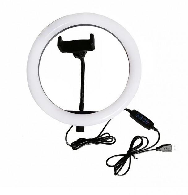 Кольцевая лампа Ring Fill Light LC666 от USB 12 Вт 26 см Черный