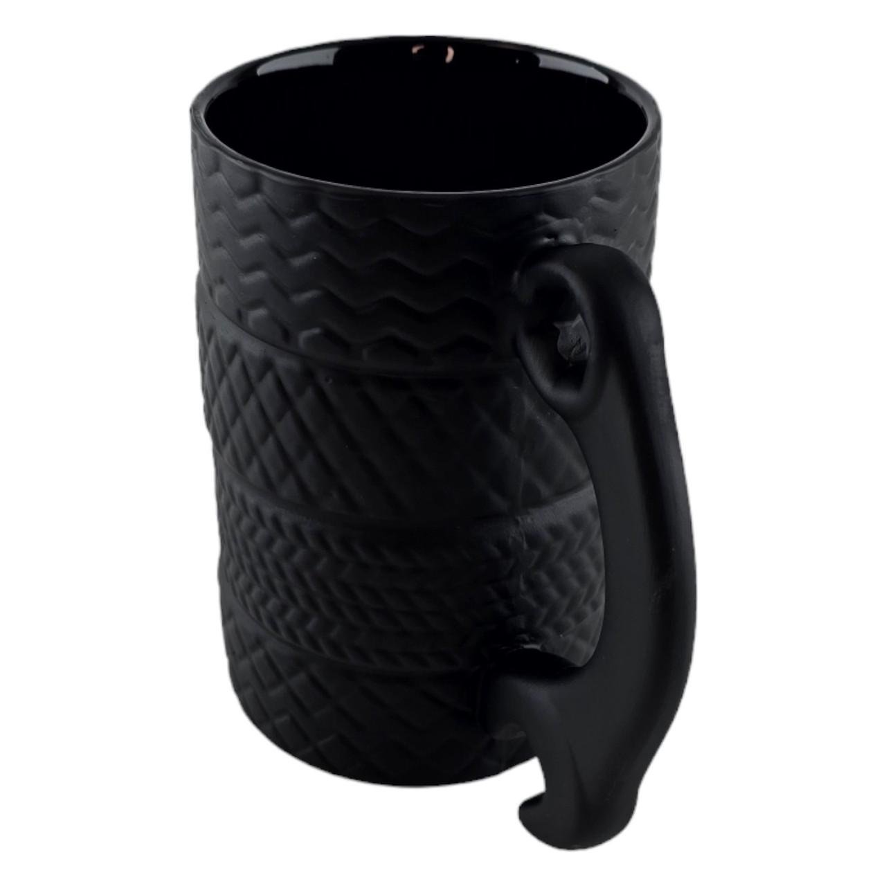 Чашка керамическая Шины с гаечным ключом 12,5х12х8 см (32937B) - фото 6