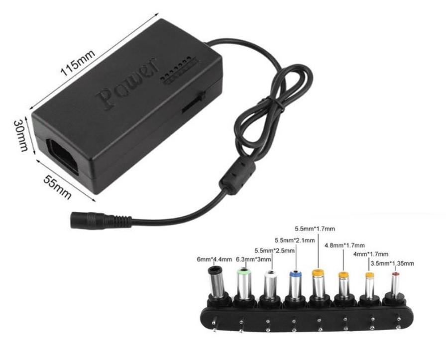 Блок питания для ноутбуков универсальный RIAS ZH-4096 12-24 V 4,5 A 120 W 8в1 (3_02291) - фото 6