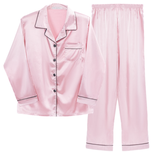 Атласна піжама костюм JULY'S SONG Фламінго XL Рожевий (1727-2019)