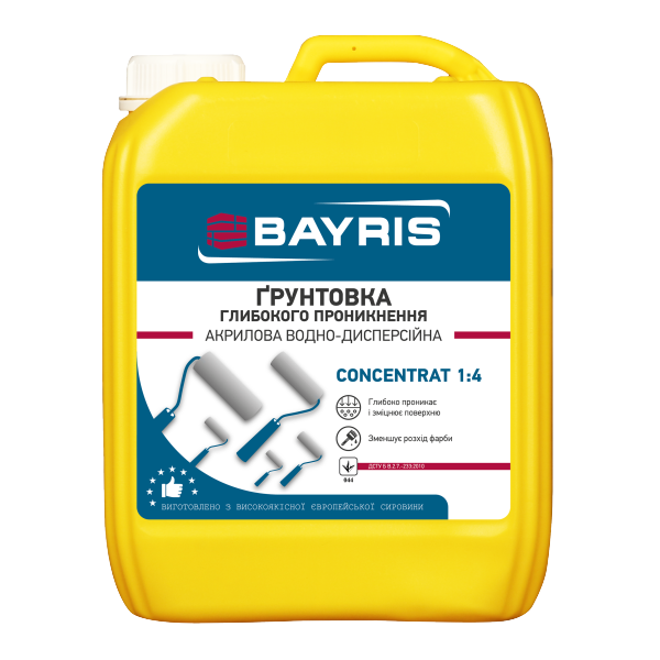 Грунтовка Bayris Concentrat глубокого проникновения 1:4 1 л (27809387)
