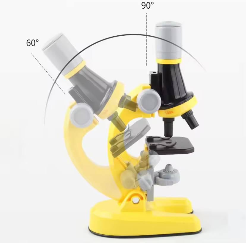 Дитячий мікроскоп з 1200х збільшенням XD168 для наукових досліджень Жовтий (4981558b) - фото 3 Дитячий мікроскоп з 1200х збільшенням XD168 для наукових досліджень Жовтий (4981558b) - фото 3