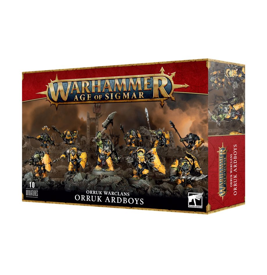 Набор миниатюр Games Workshop ORRUK WARCLANS ORRUK ARDBOYZ (89-61)