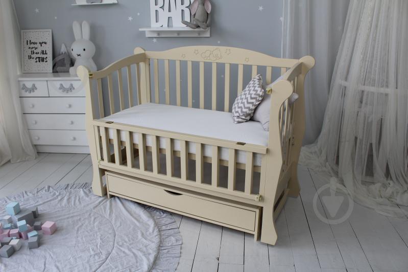 Кровать детская Baby Comfort ЛД10 Слоновая кость Кровать детская Baby Comfort ЛД10 Слоновая кость