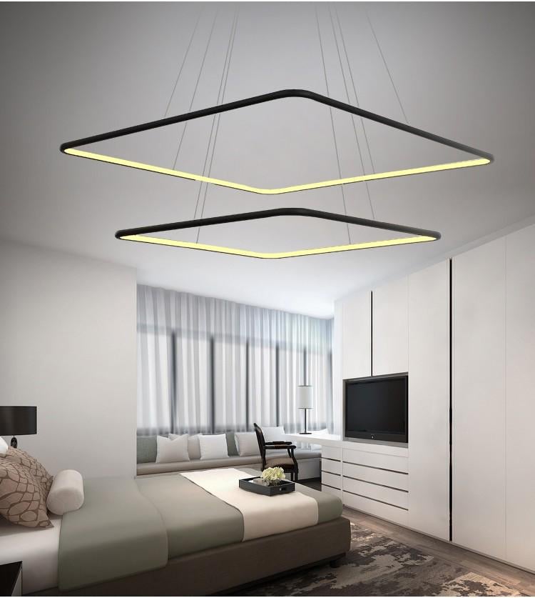 Люстра світлодіодна Honey Light 9D-2S-66BL Чорний (14705689) - фото 6 Люстра світлодіодна Honey Light 9D-2S-66BL Чорний (14705689) - фото 6