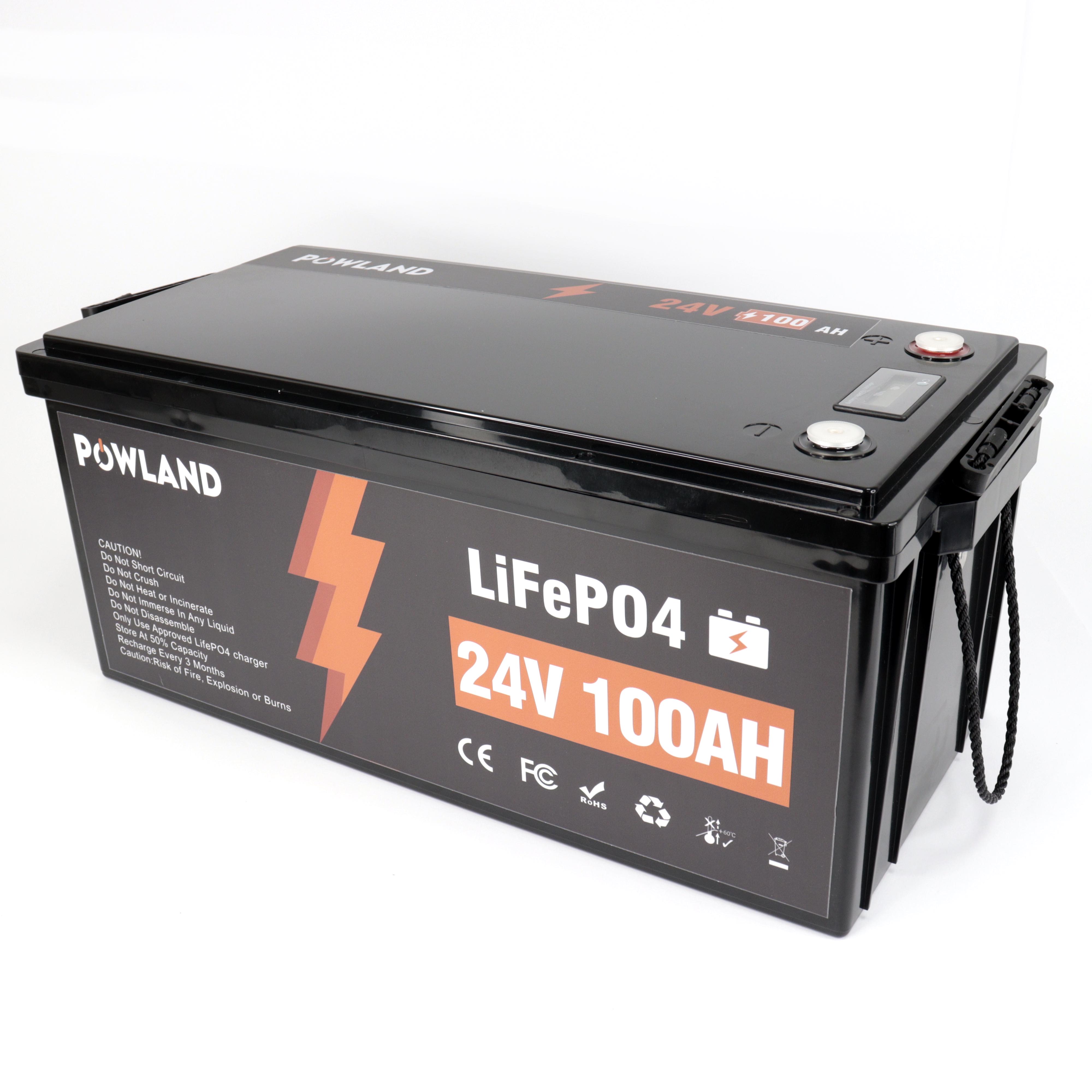 Аккумулятор Powland LiFePO4 IBattery PL-24V-100Ah BMS с дисплеем (060106) - фото 4