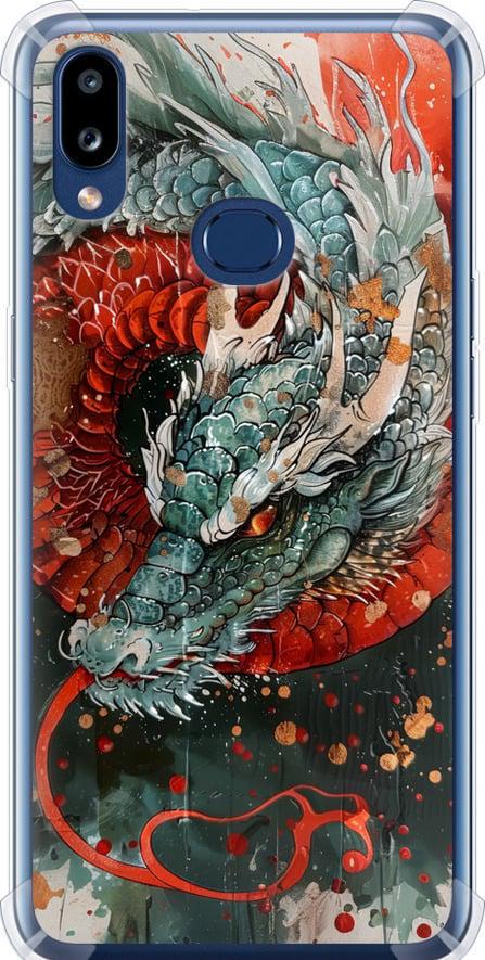 Чехол на Samsung Galaxy A10s A107F Стихия огня (6101sp-1776-42517)