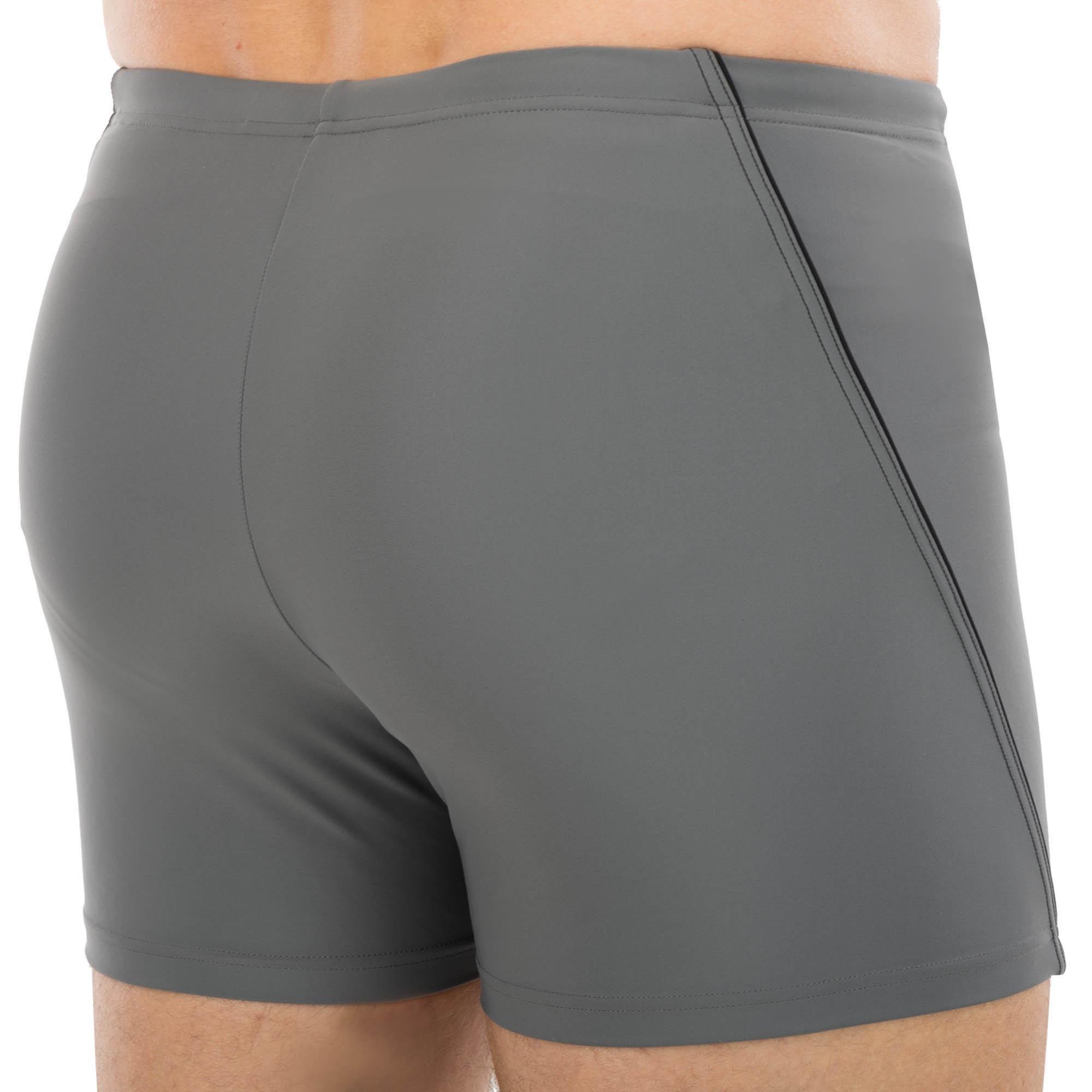 Плавки боксеры мужские для плавания YINGFA 24T857 XL Оливковый (24T857_Оливковый_XL_(165-170с) - фото 4