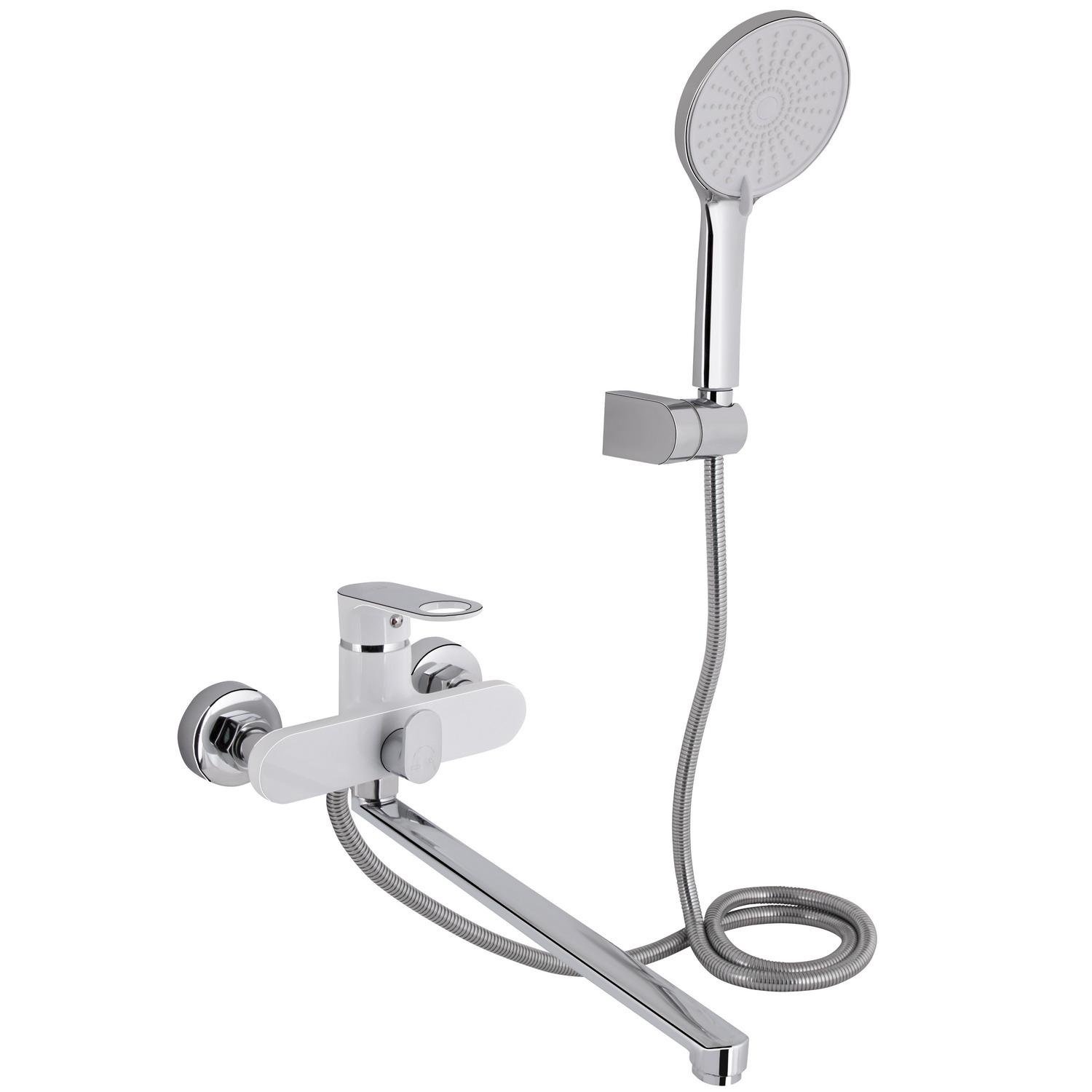 Смеситель для ванной Q-tap Jay QTJAY2601CRW45552 однорычажный Хром (249405)