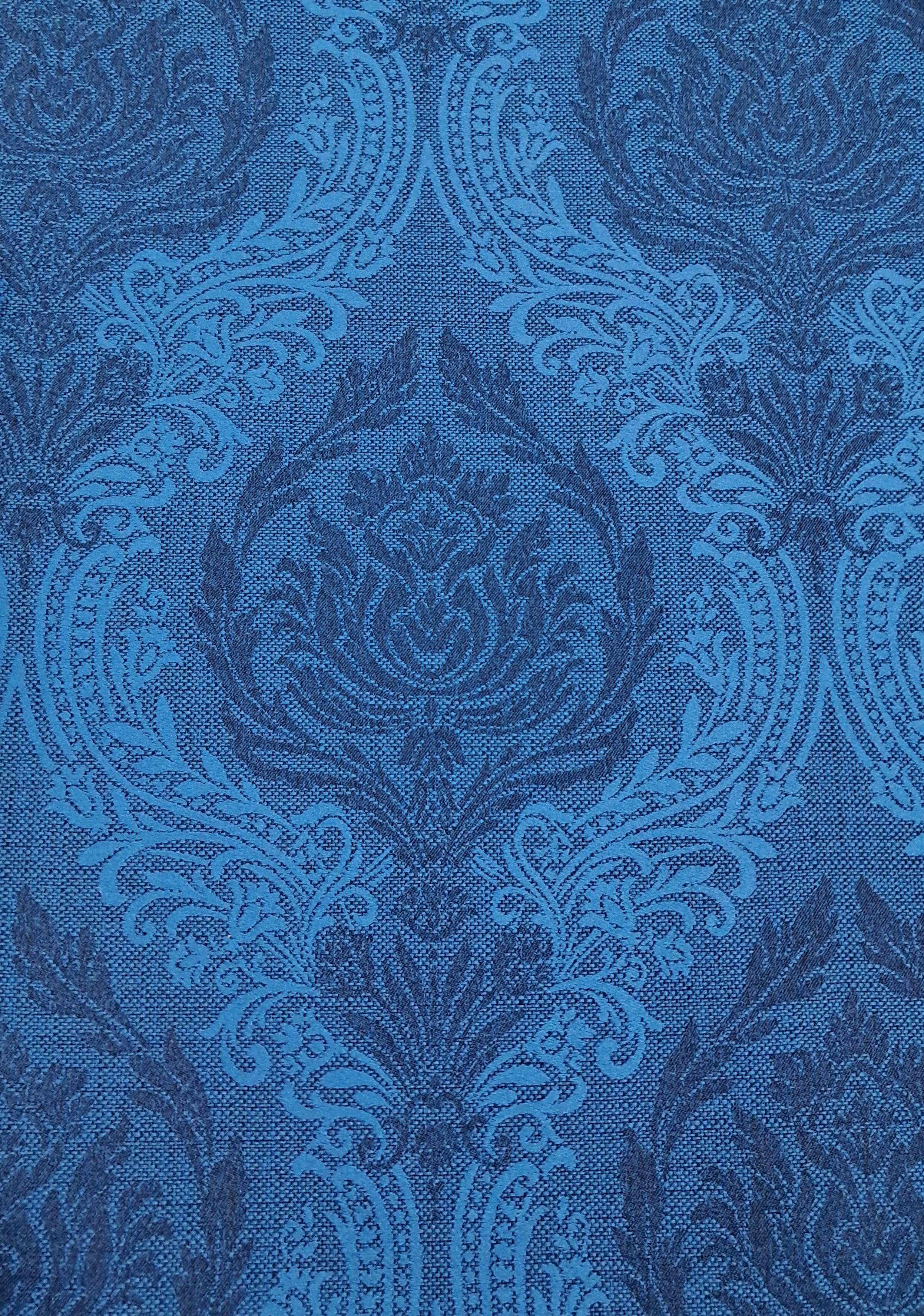 Штора Королевский Лен Корона 270х200 см Синий - фото 2 Штора Королевский Лен Корона 270х200 см Синий - фото 2