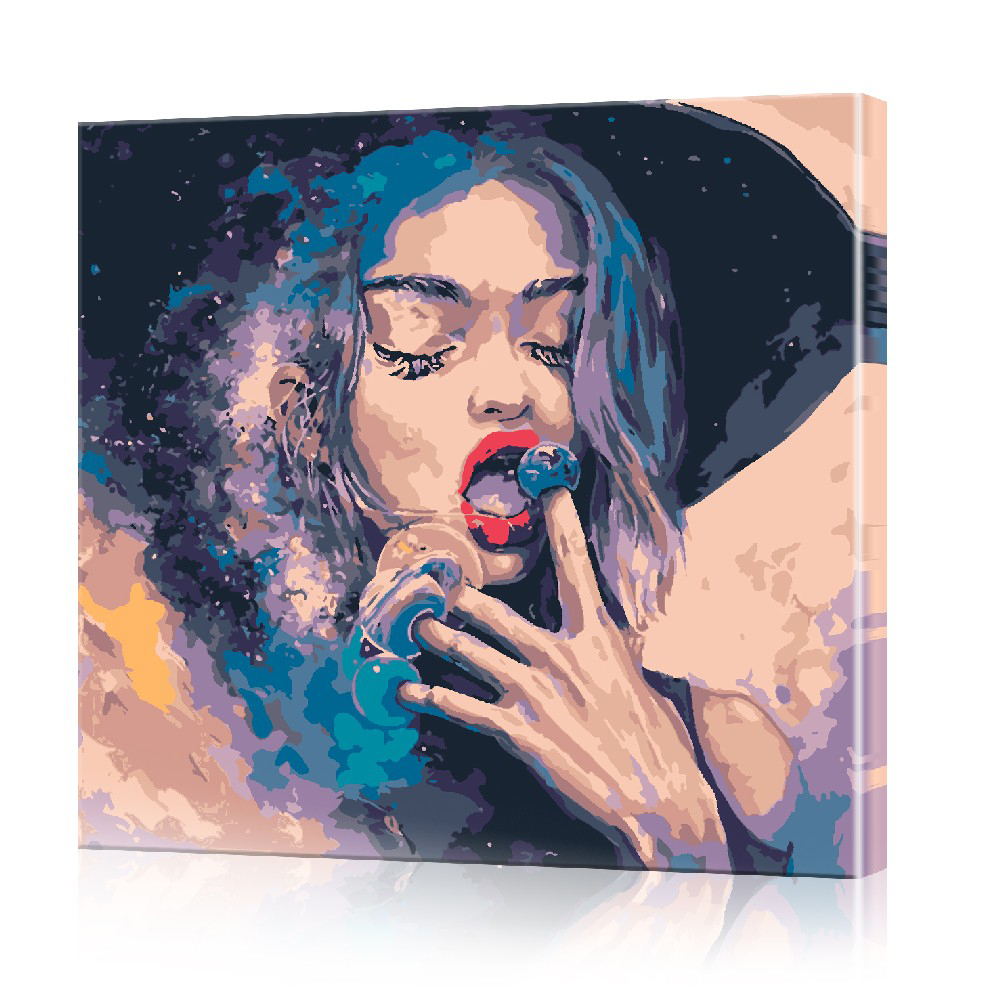 Картина по номерам ArtSale Поедательница планет PBN0048 40х40 см