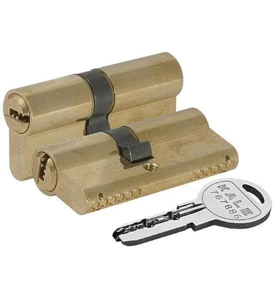 Цилиндр Kale 164 BNE 68 мм 5 ключей с покрытием Латунь
