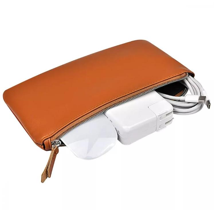 Портмоне-органайзер WIWU Gadgets Pouch эко-кожа Brown (574229) - фото 4