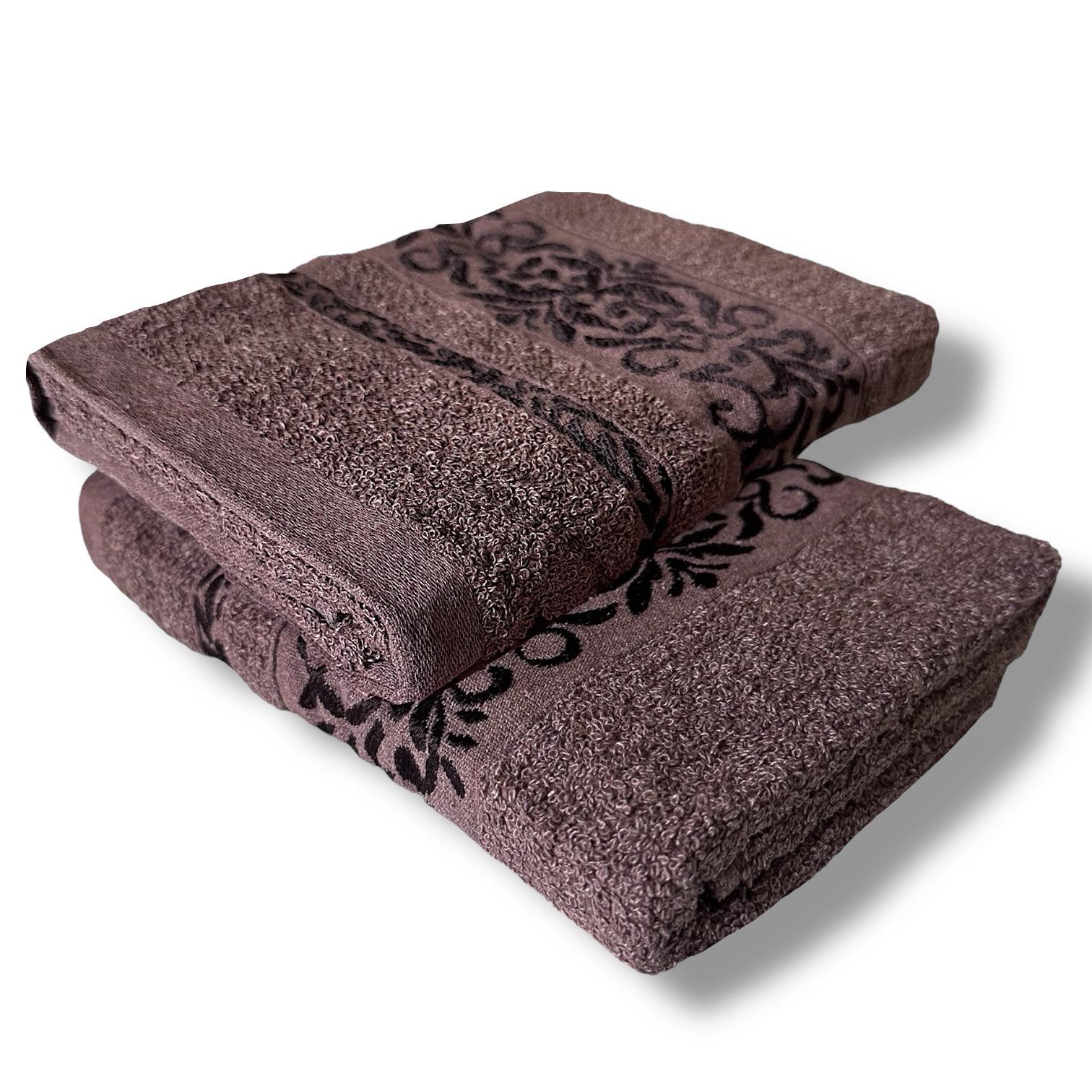 Рушник махровий Malloory Home 45x95 см Коричневий (68-16-180-6) - фото 1 Рушник махровий Malloory Home 45x95 см Коричневий (68-16-180-6) - фото 1