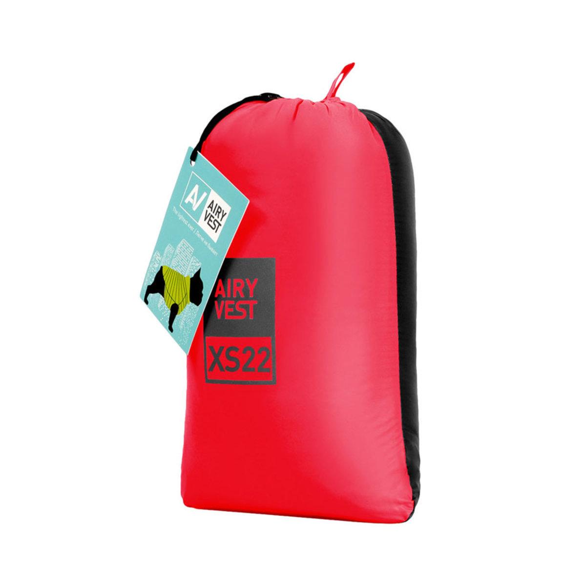Курточка для собак AiryVest двостороння XS 22 Червоно-чорний (1700 Col) - фото 5
