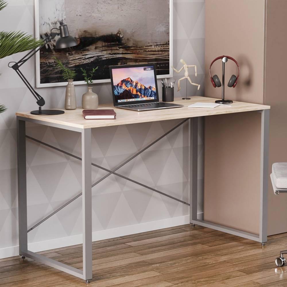 Письменный стол Ferrum-decor Конект ДСП 16 мм 75x120x60 Серый/Дуб Сан-Марино (FRD-104214) Письменный стол Ferrum-decor Конект ДСП 16 мм 75x120x60 Серый/Дуб Сан-Марино (FRD-104214)