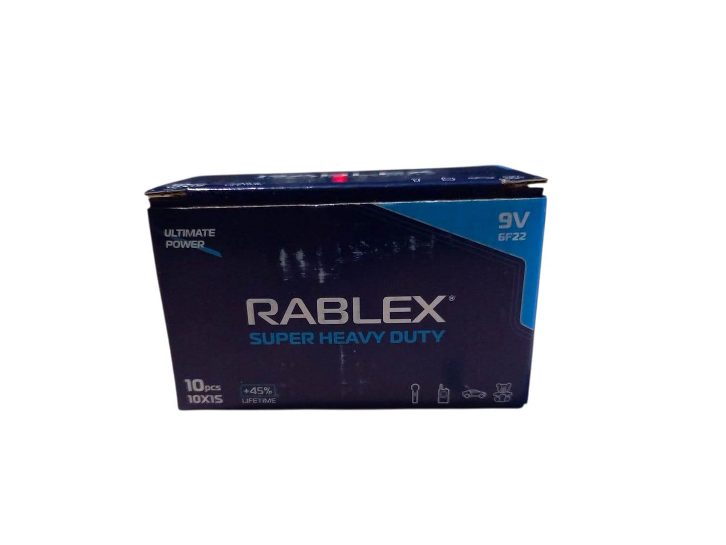 Батарейка Rablex Super Heavy Duty Krona 9v 10 шт. (30777540) - фото 2 Батарейка Rablex Super Heavy Duty Krona 9v 10 шт. (30777540) - фото 2