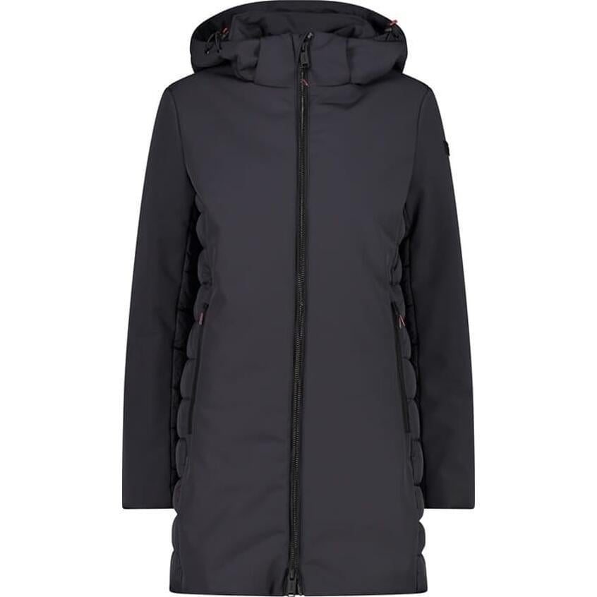 Куртка женская CMP PARKA ZIP HOOD WATERPROOF XS Черный (32K1526-U423)