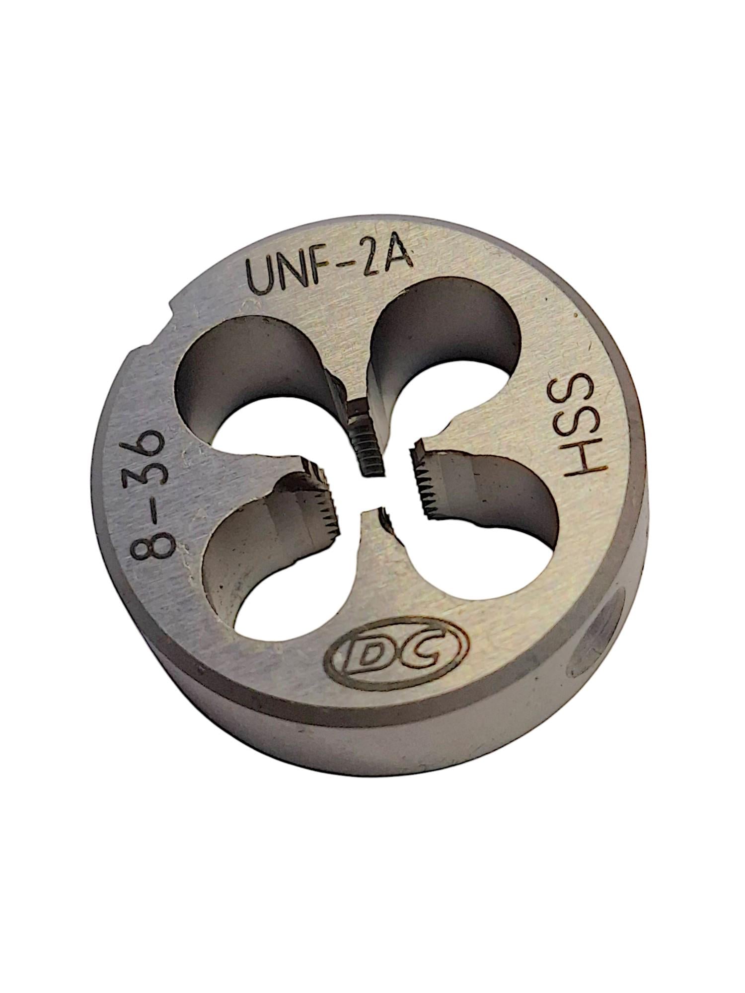 Плашка DC Swiss UNF №8 36 нитей Р6М5 HSS N5120 104305 (24946290)