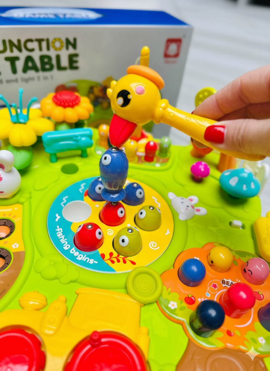 Столик развивающий интерактивный Монтессори Рыбалка сортер молоточек на развитие мелкой моторики (2783755346) - фото 7 Столик развивающий интерактивный Монтессори Рыбалка сортер молоточек на развитие мелкой моторики (2783755346) - фото 7