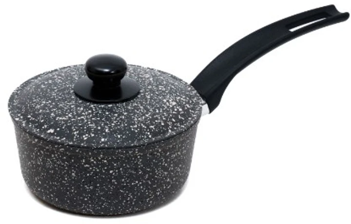 Ківш алюмінієвий з кришкою Talko AD60161 з антипригарним покриттям 16 см 1,2 л (2492576582)