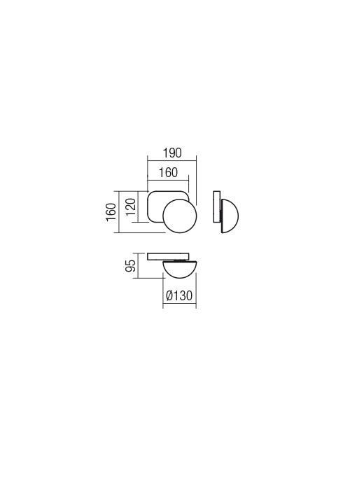 Бра Redo Lumien Ap 1X10 W G9 D190 5.1.1 Gold/White (01-2469) - фото 2
