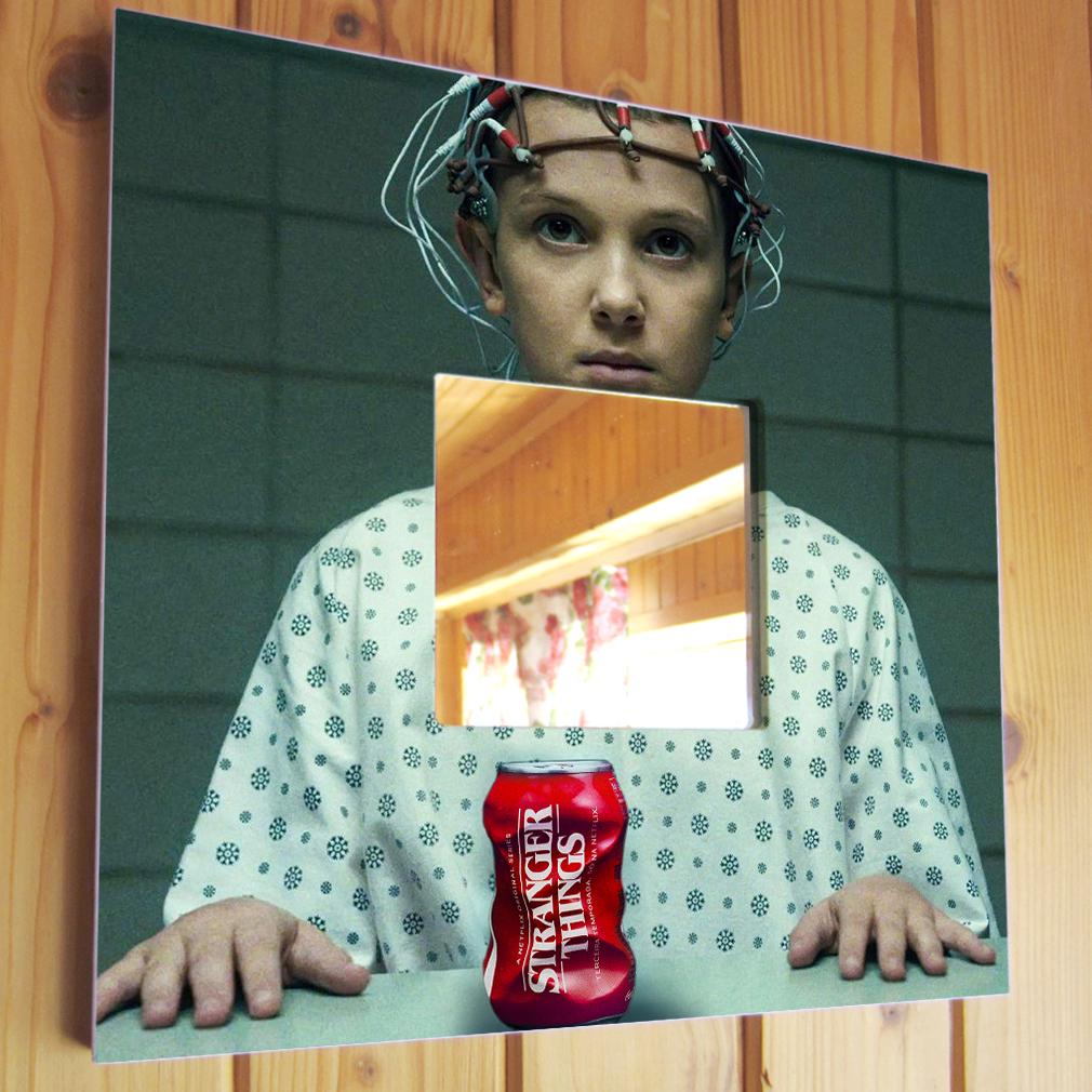 Зеркало декоративное с фото Сериал Очень ''Странные дела'' 260х260 мм (M04663)