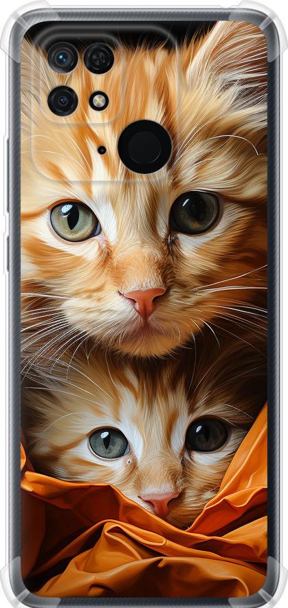 Чехол на Xiaomi Redmi 10C Котики 2 (5664sp-2591-42517)