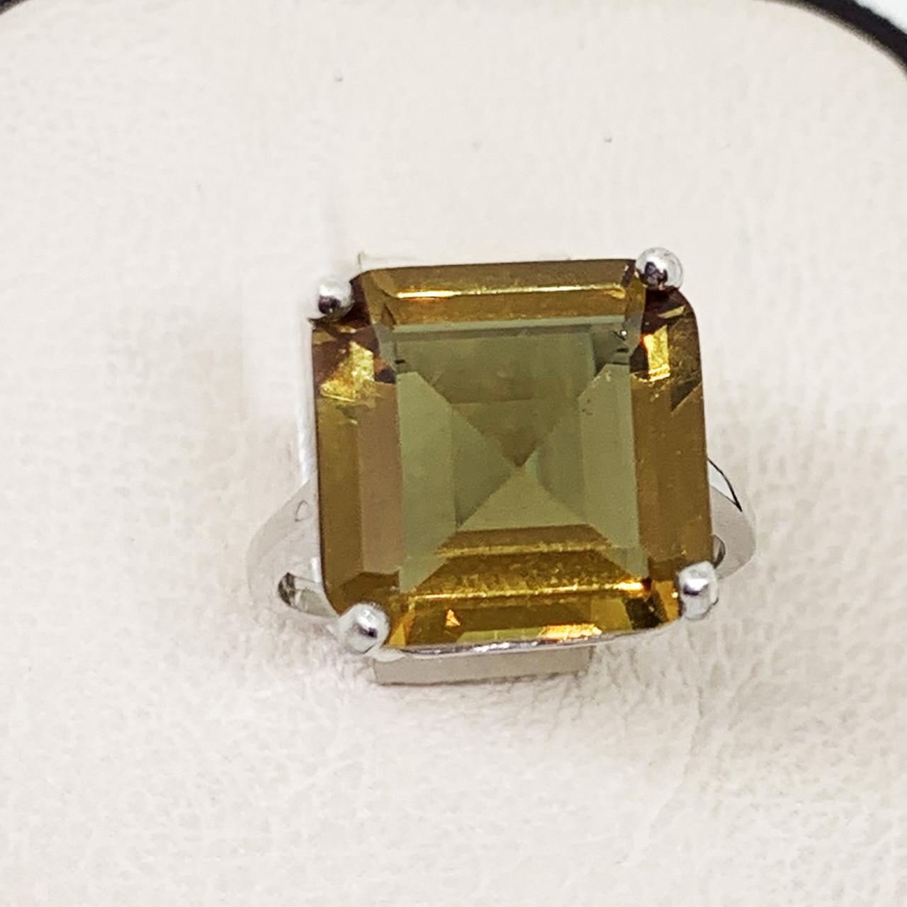 Кольцо серебряное с султанитом 5,53 г р. 18 (1656179101)