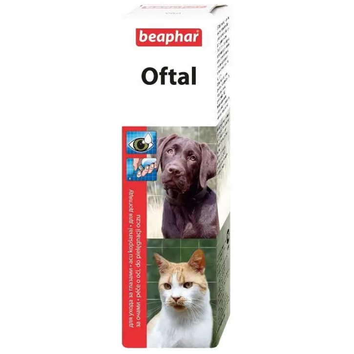 Средство для очистки глаз Beaphar Oftal 50 мл