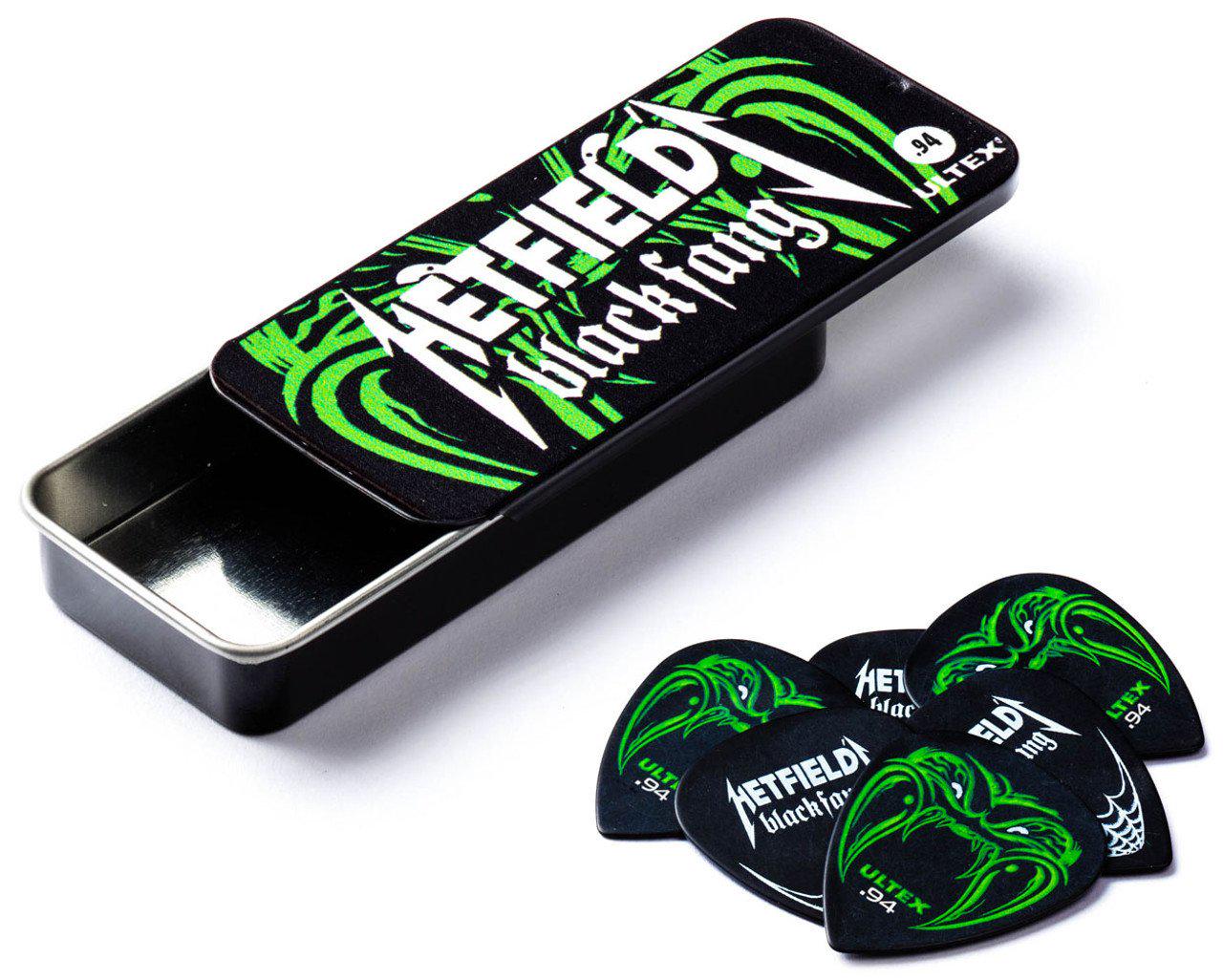 Набор медиаторов Dunlop PH112T.94 Hetfield's Black Fang Pick Tin 0,94 мм 6 шт. (119185)