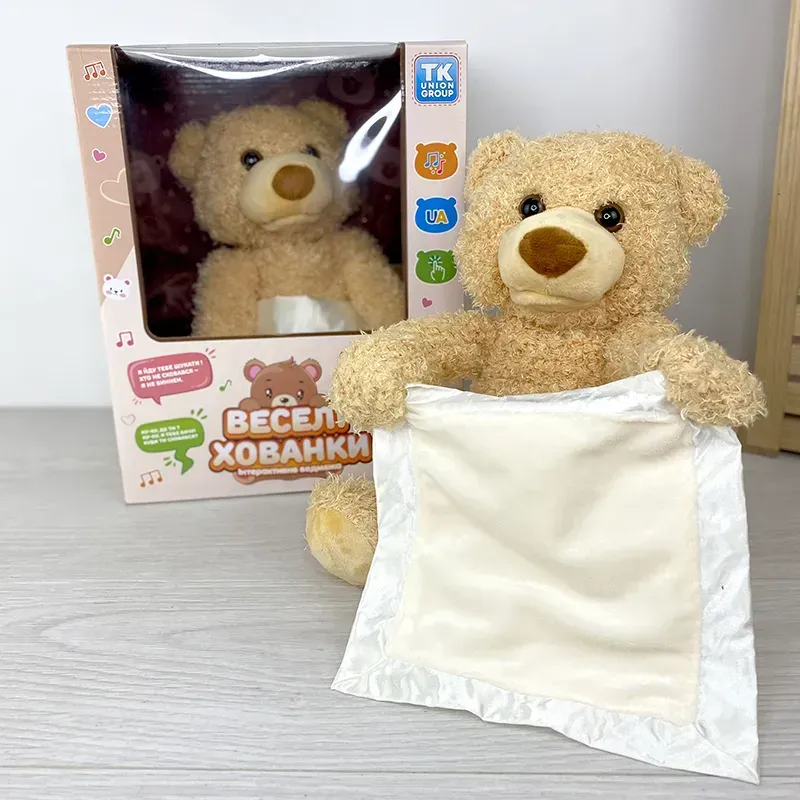 Інтерактивна іграшка м'яка TK Group Ведмедик "Веселі хованки" говорить українською (30101115) - фото 2 Інтерактивна іграшка м'яка TK Group Ведмедик "Веселі хованки" говорить українською (30101115) - фото 2
