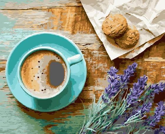 Картина по номерам BrushMe Лавандовое утро GX21514 холст на подрамнике 40x50 см (1290189160)