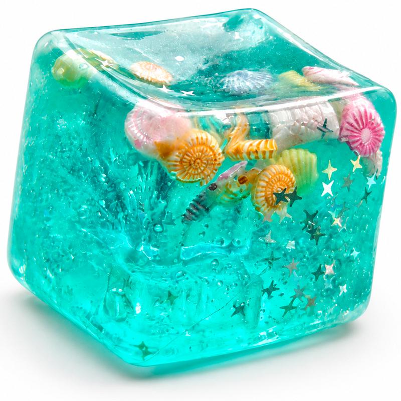 Игрушка-антистресс для детей NeeDoh Nice Cube тянучка Бирюзовый (EPC16094M)