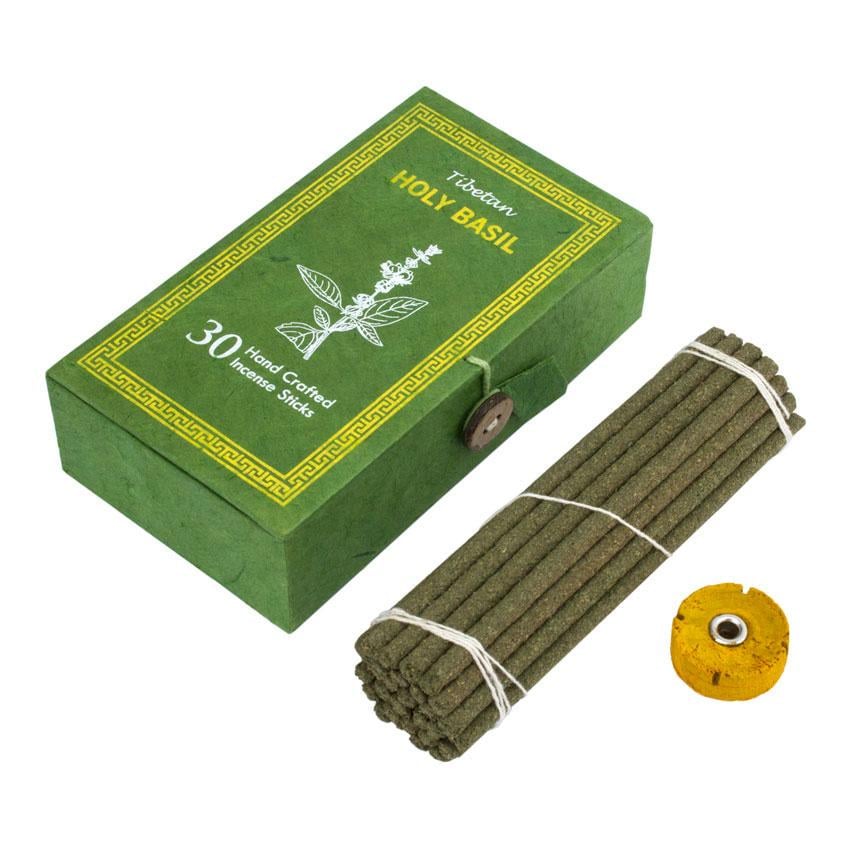 Благовония PP-BOX Tibetan Holy Basil в подарочной упаковке 11,5 см Зеленый (26744)