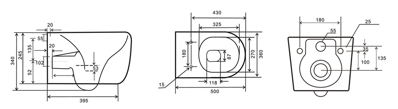 Унитаз подвесной MIXXUS Premium TOPPER-0303-R безобедочный 495x370 мм Графит (OL-MP6657) - фото 10 Унитаз подвесной MIXXUS Premium TOPPER-0303-R безобедочный 495x370 мм Графит (OL-MP6657) - фото 10