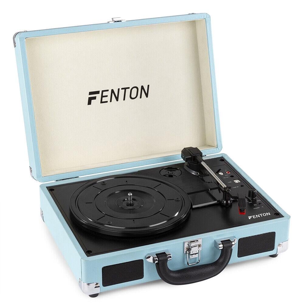 Проигрыватель виниловый Fenton Bluetooth Blue - фото 5