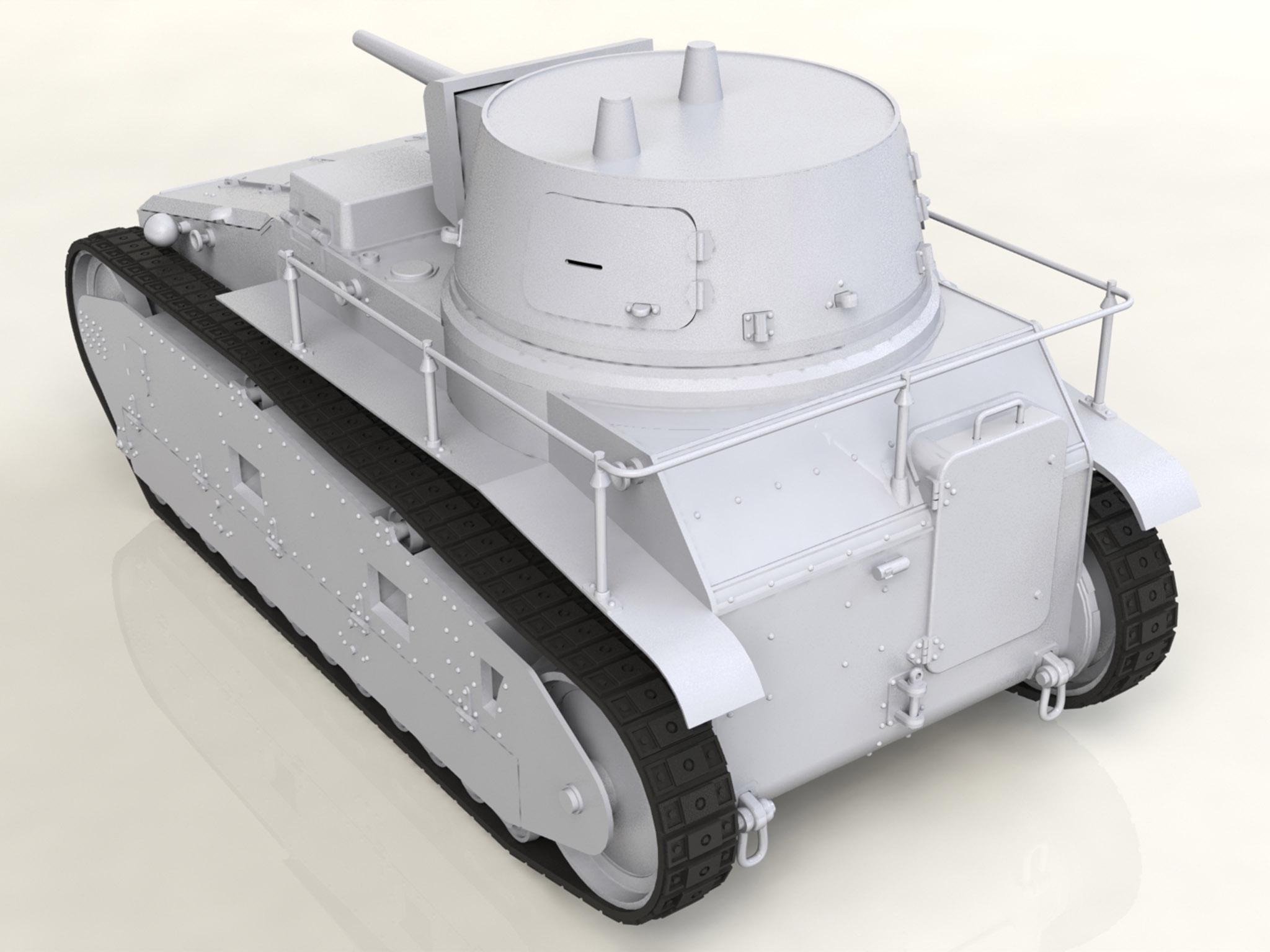 Сборная модель ICM Leichttraktor Rheinmetall 1930 немецкий танк (35330) - фото 16