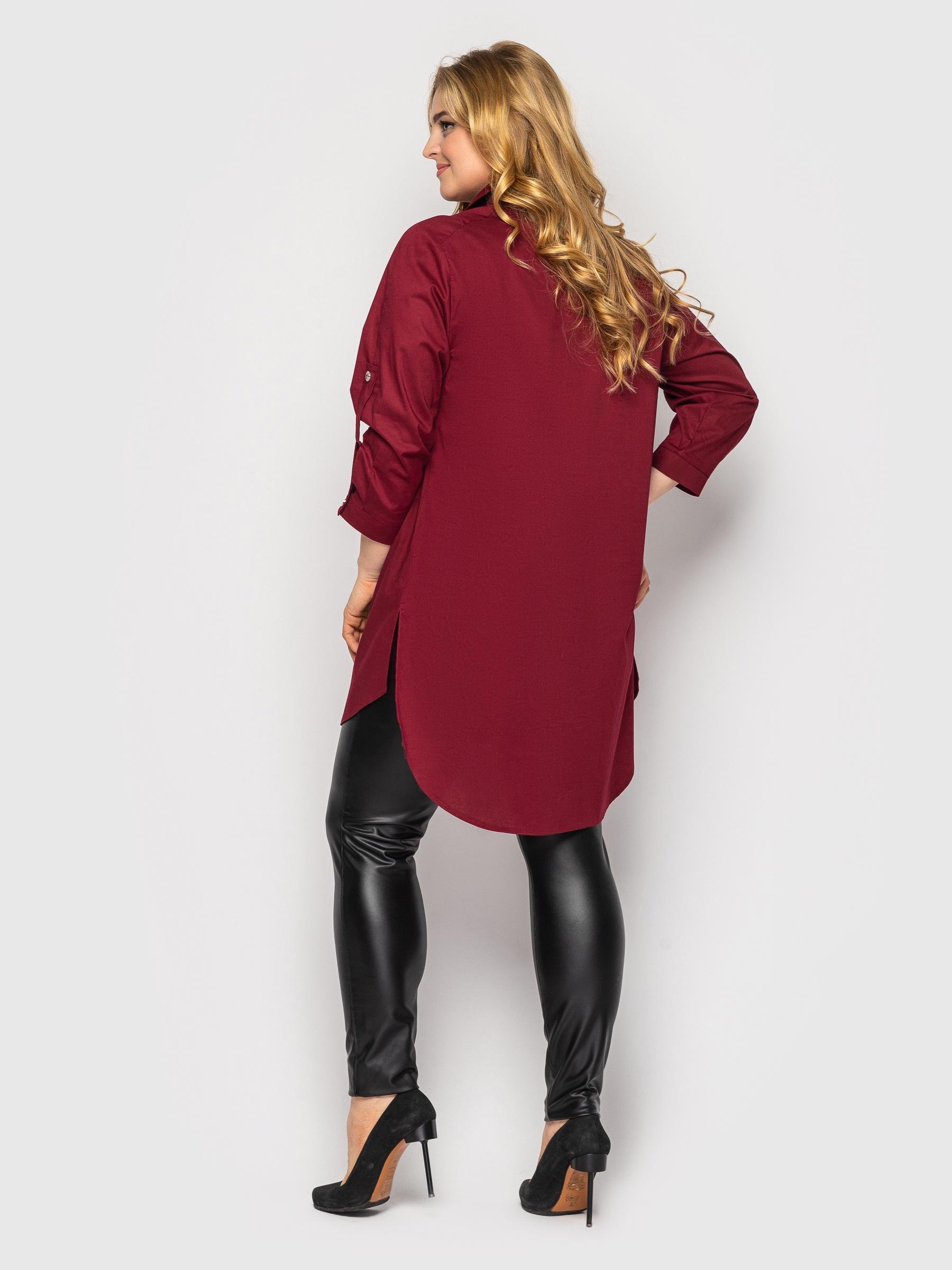 Рубашка VLAVI Стиль р. 56 Бордо (114606-56) - фото 3 Рубашка VLAVI Стиль р. 56 Бордо (114606-56) - фото 3